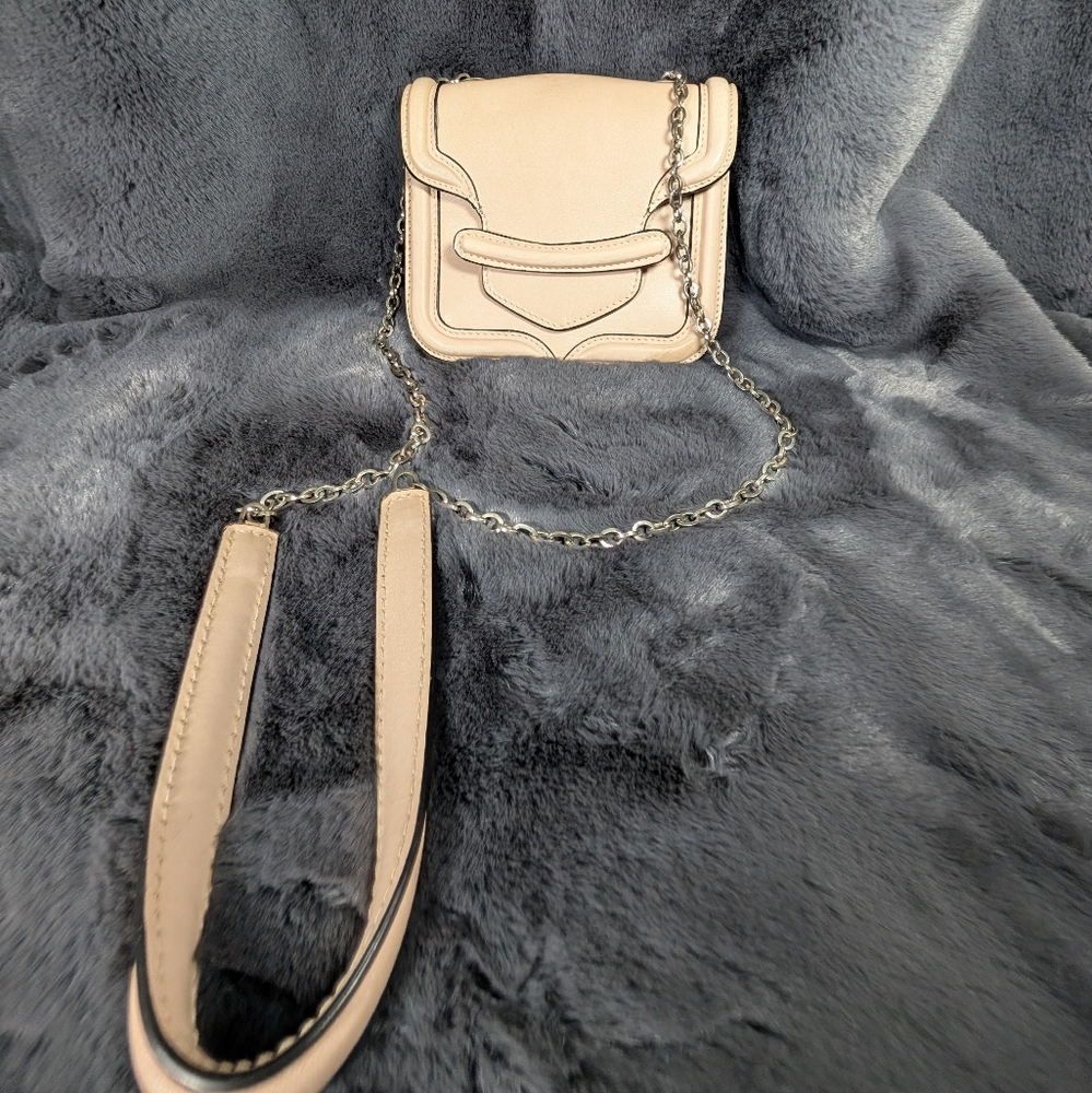 Alexander McQueen Mini Heroine Chain Leather Crossbody Bag